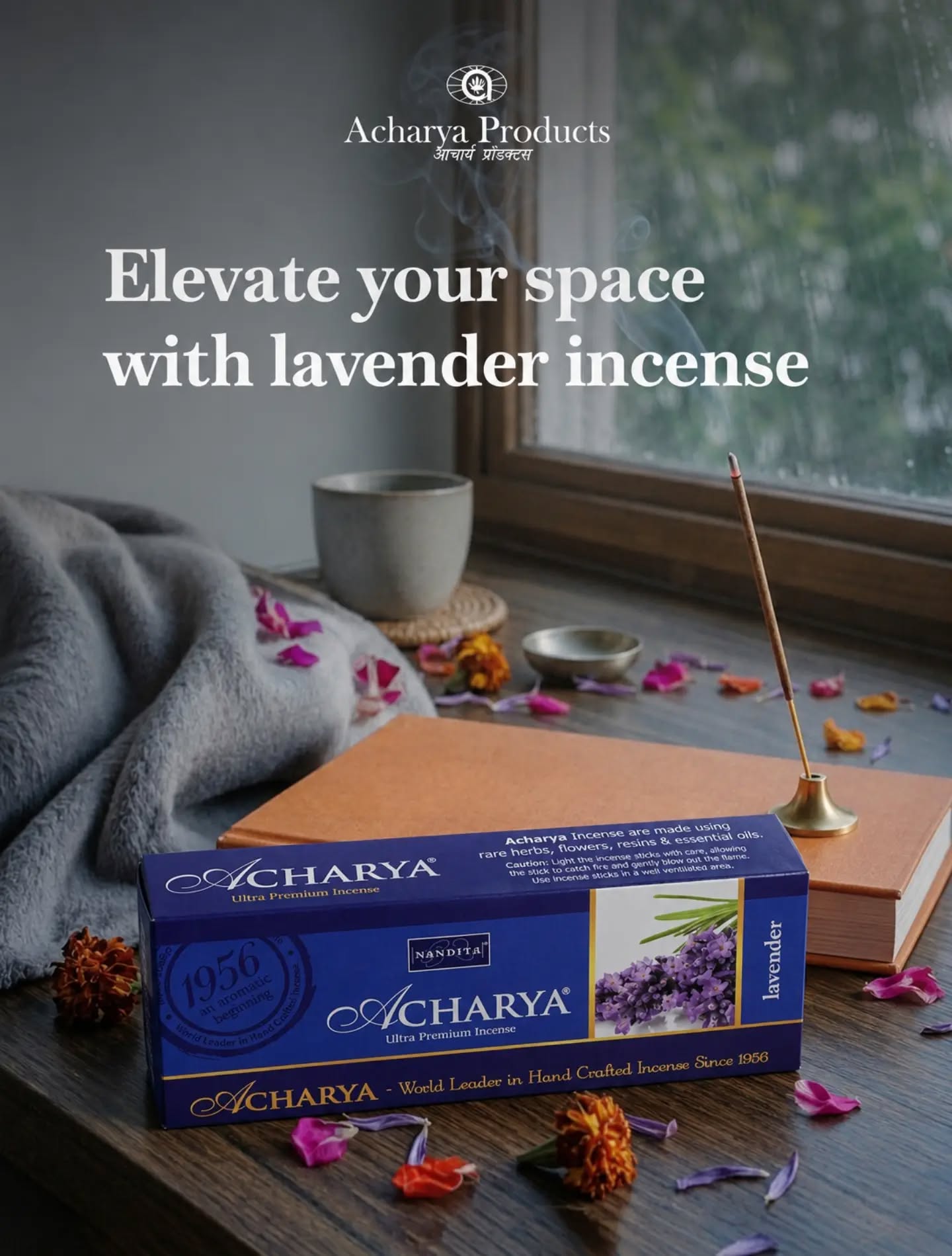 Create a space that feels calm, comforting, and beautifully fragrant. 💜

Let the soothing aroma of @acharyaproducts Lavender Incense transform your everyday moments into peaceful rituals. Crafted to refresh your surroundings and bring a sense of serenity, every incense stick is a gentle invitation to pause and unwind.

Order now at www.acharyaproducts.com WhatsApp us on: +918928487357
.
.
.

#AcharyaProducts #AcharyaIncense #LavenderIncense #IncenseSticks #HomeFragrance [AcharyaProducts RelaxAndUnwind PeacefulLiving MindfulMoments Aromatherapy WellnessAtHome DailyRituals CalmSpaces IndianHeritage HandcraftedIncense]
